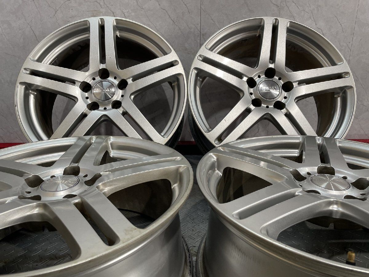 ロードライン 社外ホイール 18インチ 4本 7 3 45 トヨタ 設計 ビッグキャリパー対応 クラウン等 MHZ 847