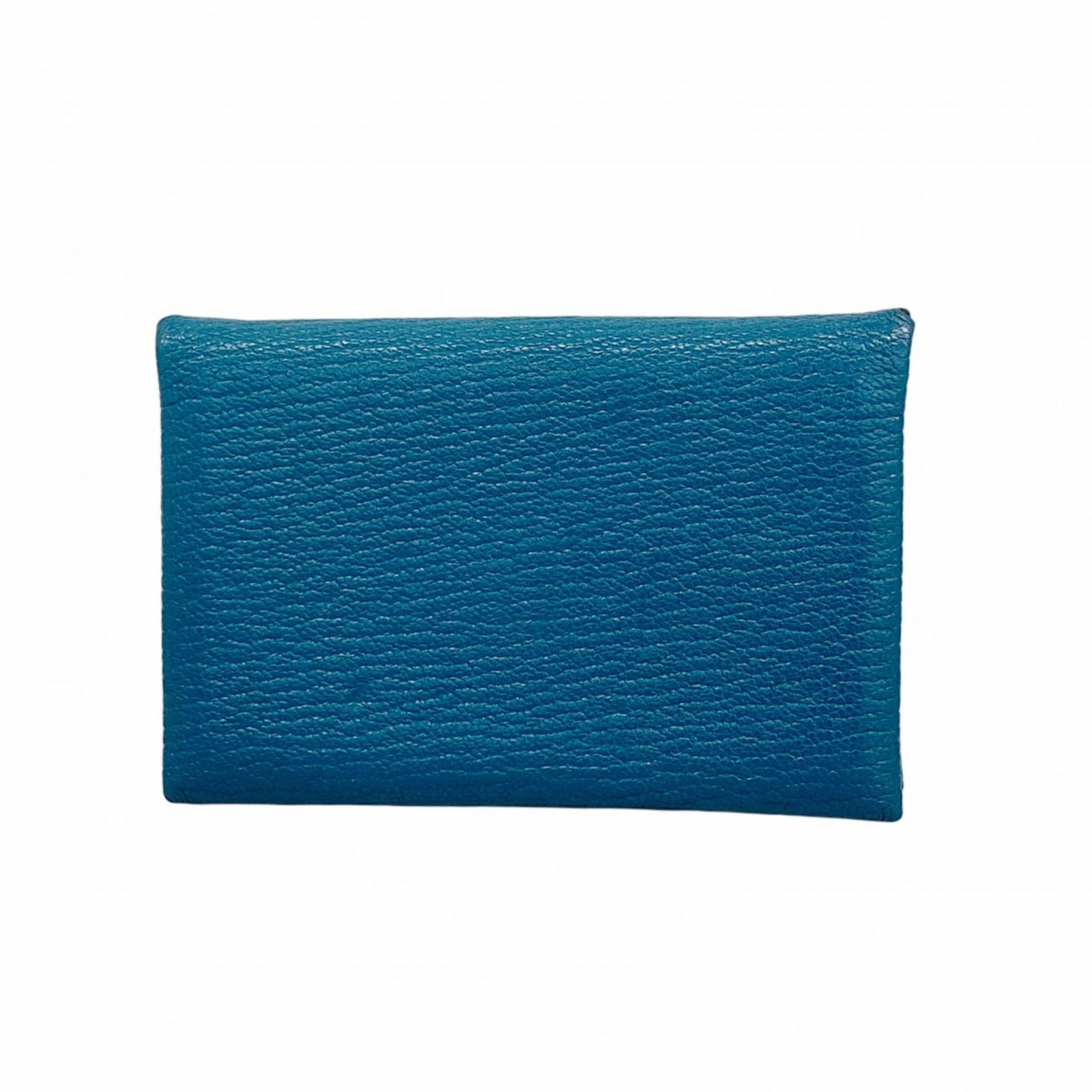 エルメス Hermes 名刺入れ カードケース カルヴィ シェブルミゾル ヴェールボスフォール D刻印メンズ レディース