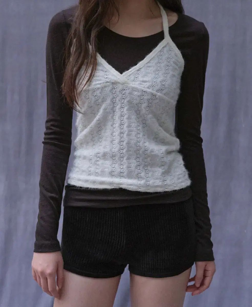 リリーコッツ Snow Halter Bustier Cozy Wool T