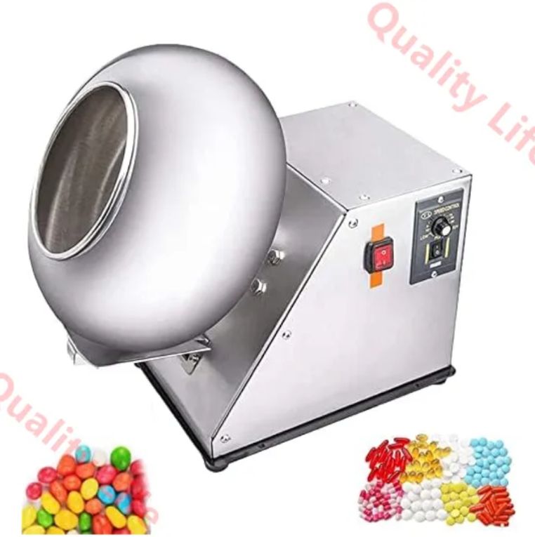 小型シュガーコーティング機 キャンディーコーターマシン チョコレートコーティング研磨機 チョコレートコーター シュガーボールコーティング乾燥機 製薬 食品業界向け 110 V
