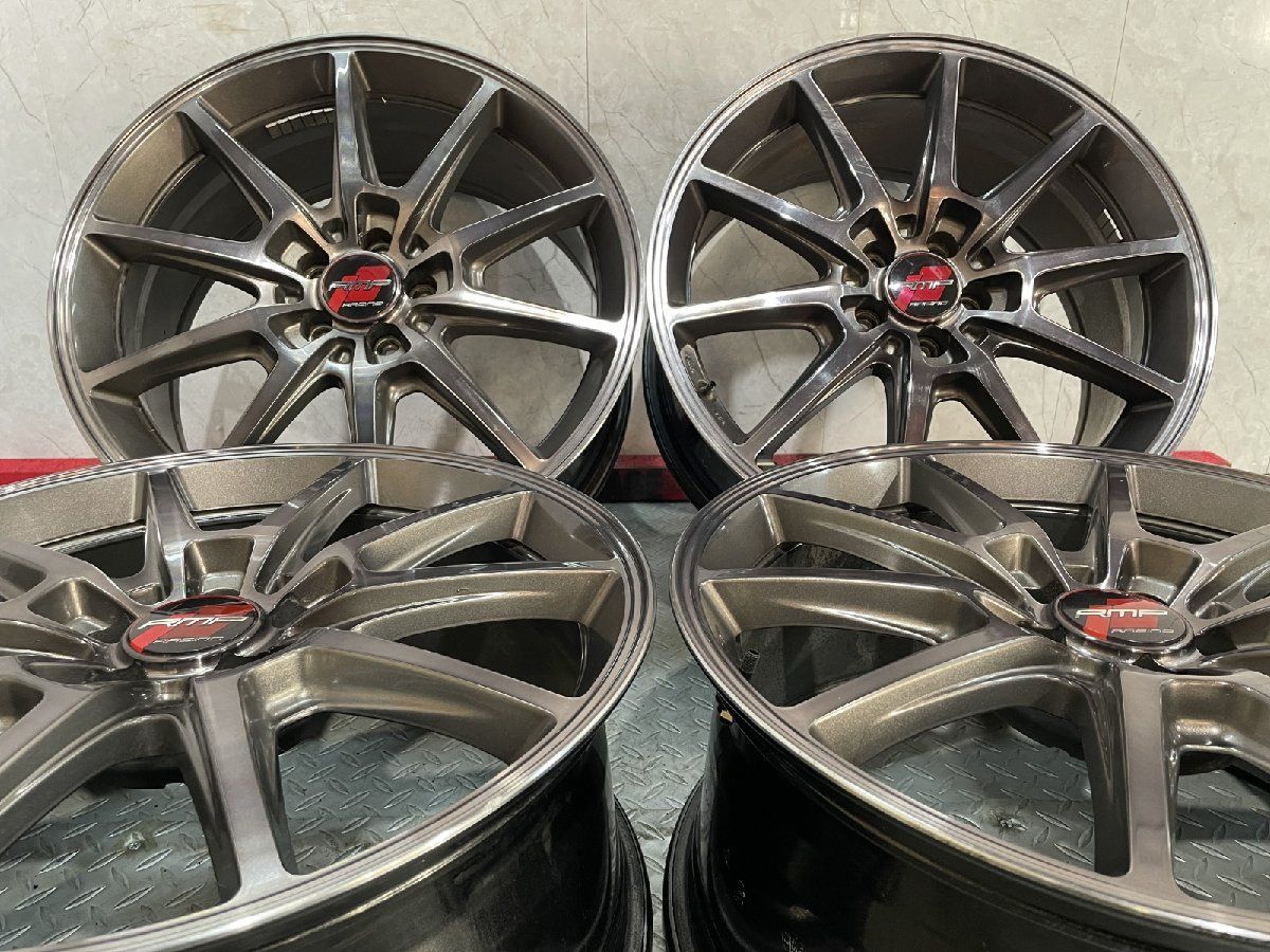 MiD RMP RACING マルカサービス RMPレーシング 社外ホイール 18インチ 4本 45 レガシィ インプレッサ等 MHZ 849