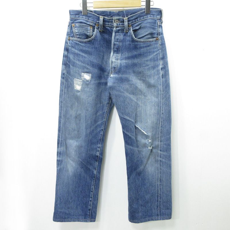 Levi s リーバイス Lot. 501 xx 98年 米国製 バレンシア工場 ボタンフライデニムパンツ 67565-3 ブルー サイズ 32 107