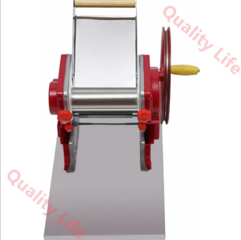  製麺機 麺機 ラーメン製麺機 自宅でDIY麺類 手作り2.5 mm丸麺|6 mm うどん ステンレス鋼麺メーカー ラーメン作り器 スパゲッティ フェットチーネ ラザニア 餃子の皮に適しています Red その他 食器