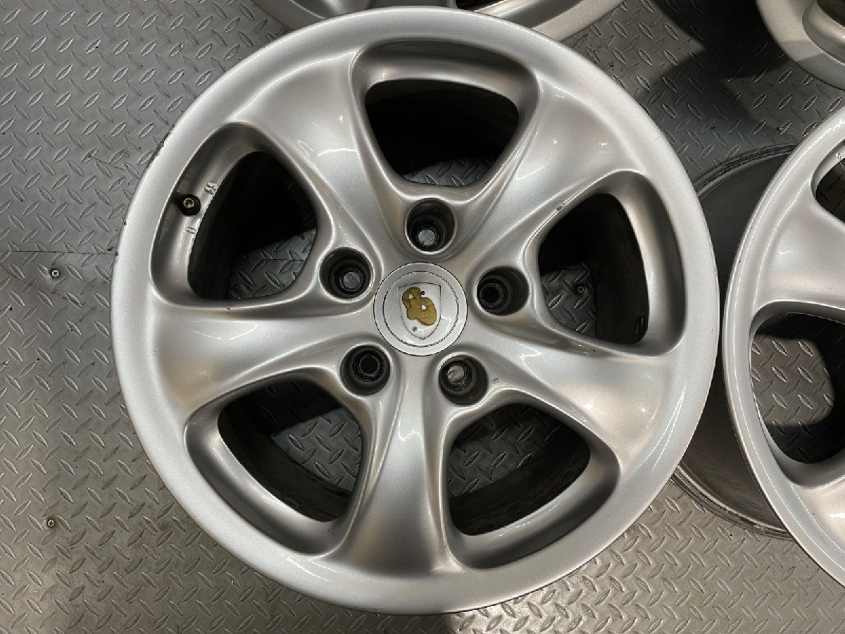 PORSCHE ポルシェ 911 カレラ4 996 STTI製 ホイール 17インチ 4本 7 J 55 MHZ 850