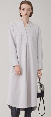 875 t ICB アイシービー ジョーゼットダブルジャージー ワンピース L トープ系