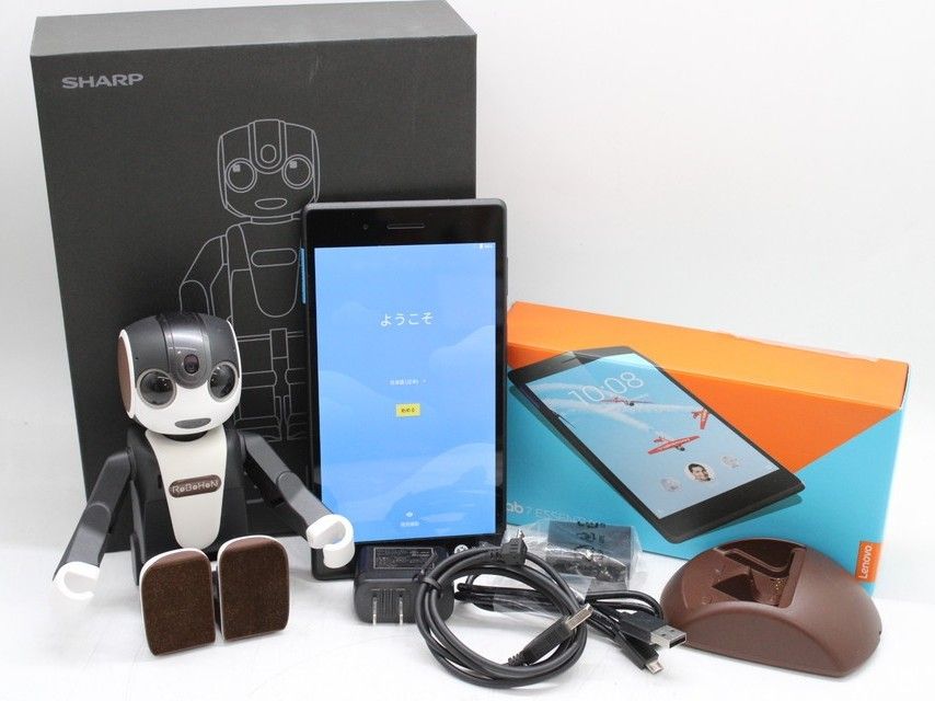 シャープ ロボホン SR 03 M T タブレット Lenovo tab 7 セット モバイル型 ロボット ホビー SHARP RoBoHon Z 25 byebye