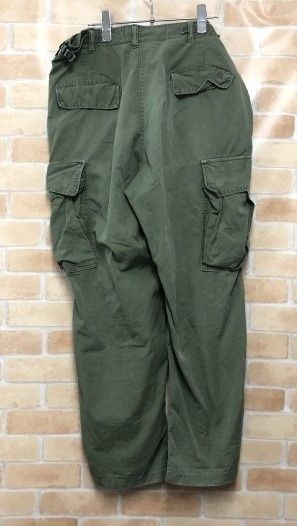 US.ARMY アメリカ陸軍 60 s 3 rd ジャングルファティーグパンツ ポプリン ノンリップ DSA 100-2151 グリーン系 Regular Medium
