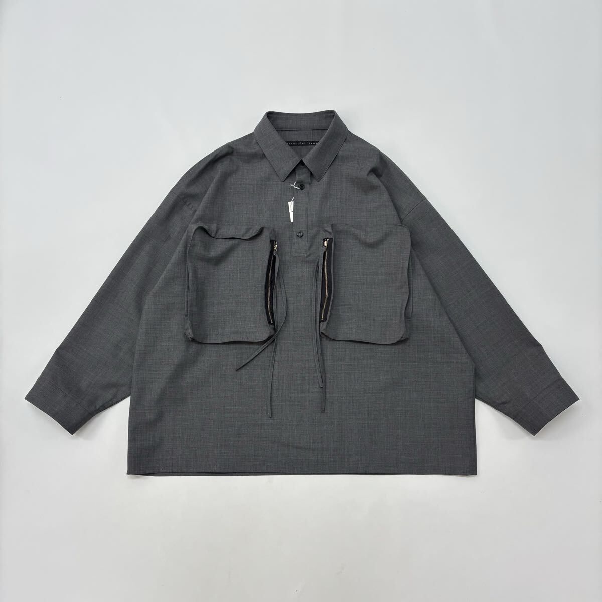 【定価39,600】TROPICAL CLOTH BIG POCKET POLO 定価39,600】TROPICAL CLOTH BIG POCKET POLO 【公式通販】