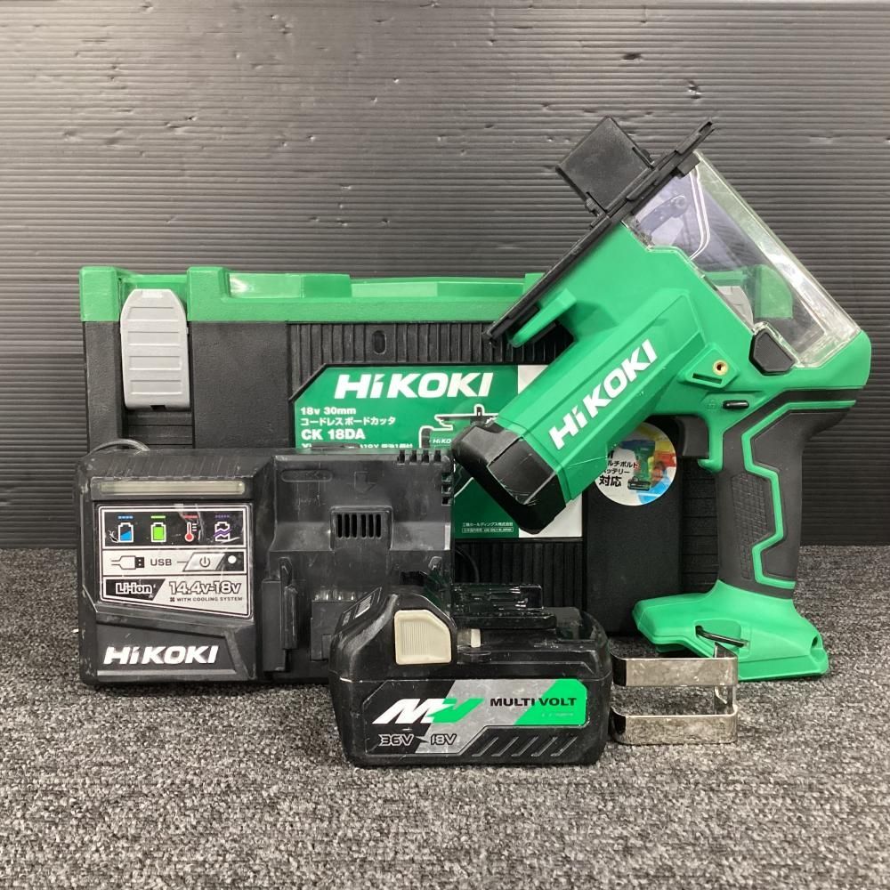 HiKOKI CK 18 DA NN コードレスボードカッタ バッテリ 充電器付 202