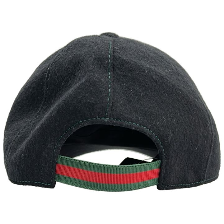 GUCCI (グッチ) ③④ ウールキャップ ユニセックス ブラック L - メルカリ