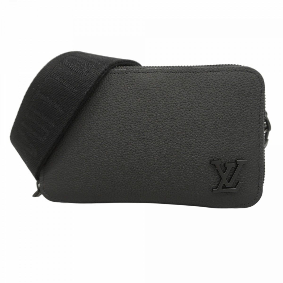 5 pa 0959-h ルイヴィトン ショルダーバッグ アエログラム アルファウエアラブルウォレット M 59161 ノワール メンズ
