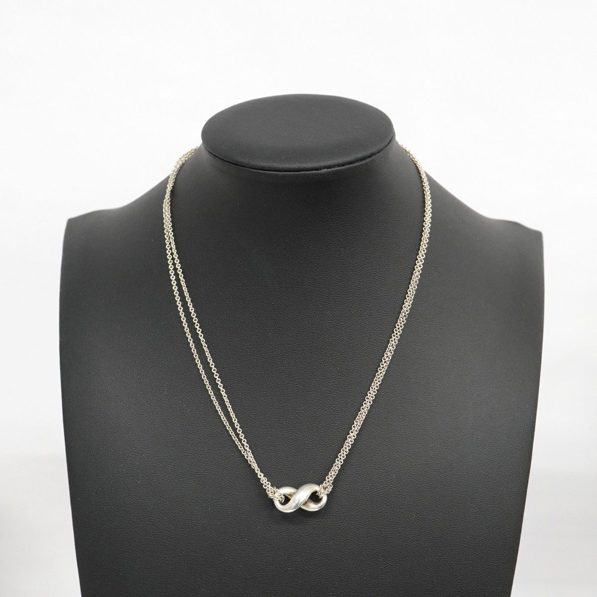 5jpb0017】ティファニー ネックレス インフィニティ ダブルチェーン