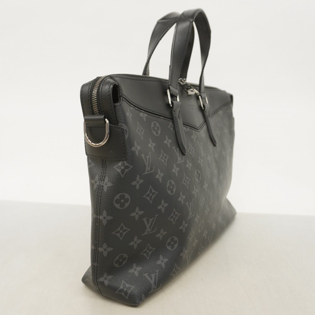 5 pa 1039 ルイヴィトン ビジネスバッグ モノグラム エクリプス ブリーフケースエクスプローラー M 40566 ブラック 2 wayバッグ メンズ