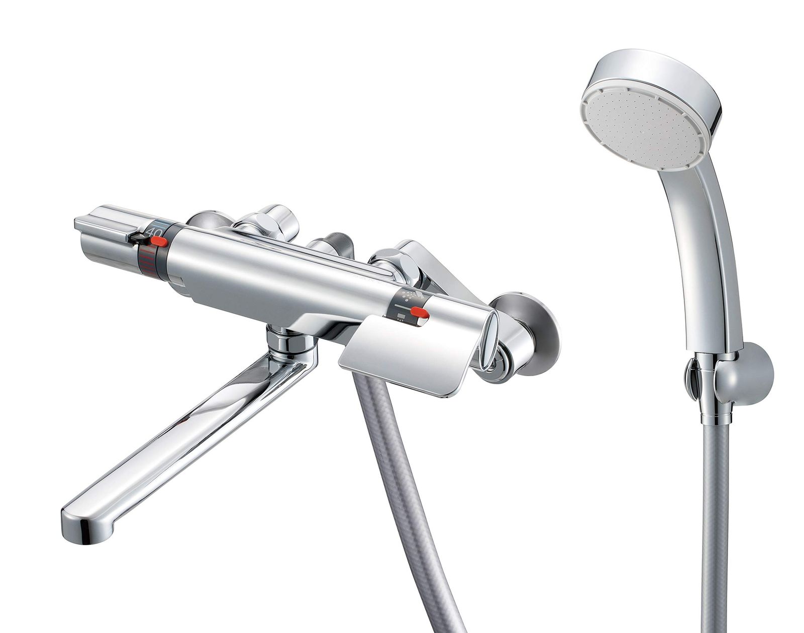 断熱タイプ メッキ SK 181 AD-13-EC サーモシャワー混合栓 シルバー SANEI サンエイ