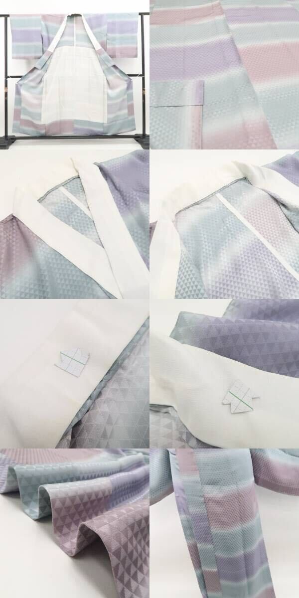  ❁tomihisa❁ 三つ鱗 着物 正絹 仕付け糸付 新たな発見が待つ色の奏 長襦袢 7318 長襦袢 長襦袢 半襦袢