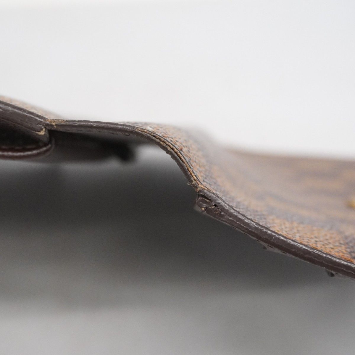 5pa0924】ルイヴィトン 三つ折り長財布 ダミエ ポルトフォイユ