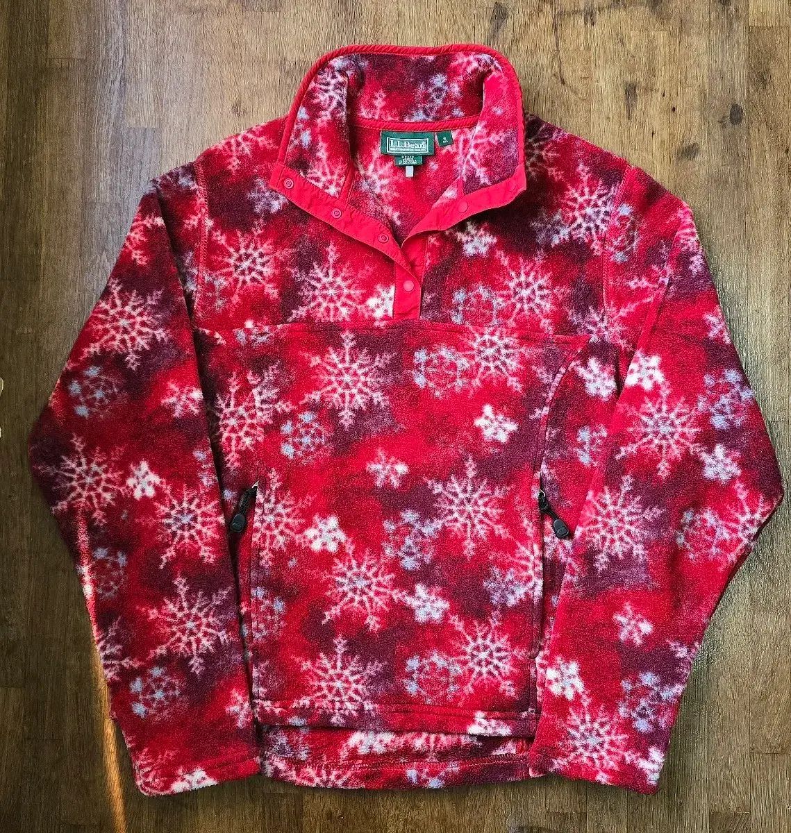 L.L.Bean エルエルビーン woman M フリース スナップT シンチラ