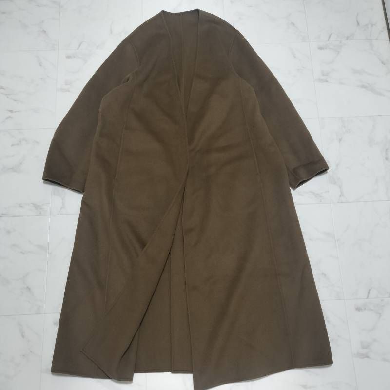 plage プラージュ ハミルトンノーカラーコート リバー ロングート plage プラージュ ハミルトンノーカラーコート リバー ロングート