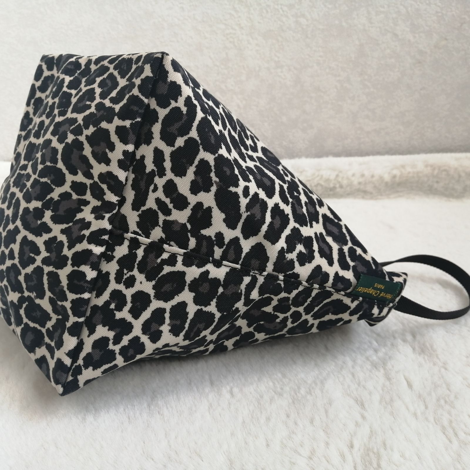 エルベシャプリエ ビッグポシェット ショルダーバッグ パンサーブラン