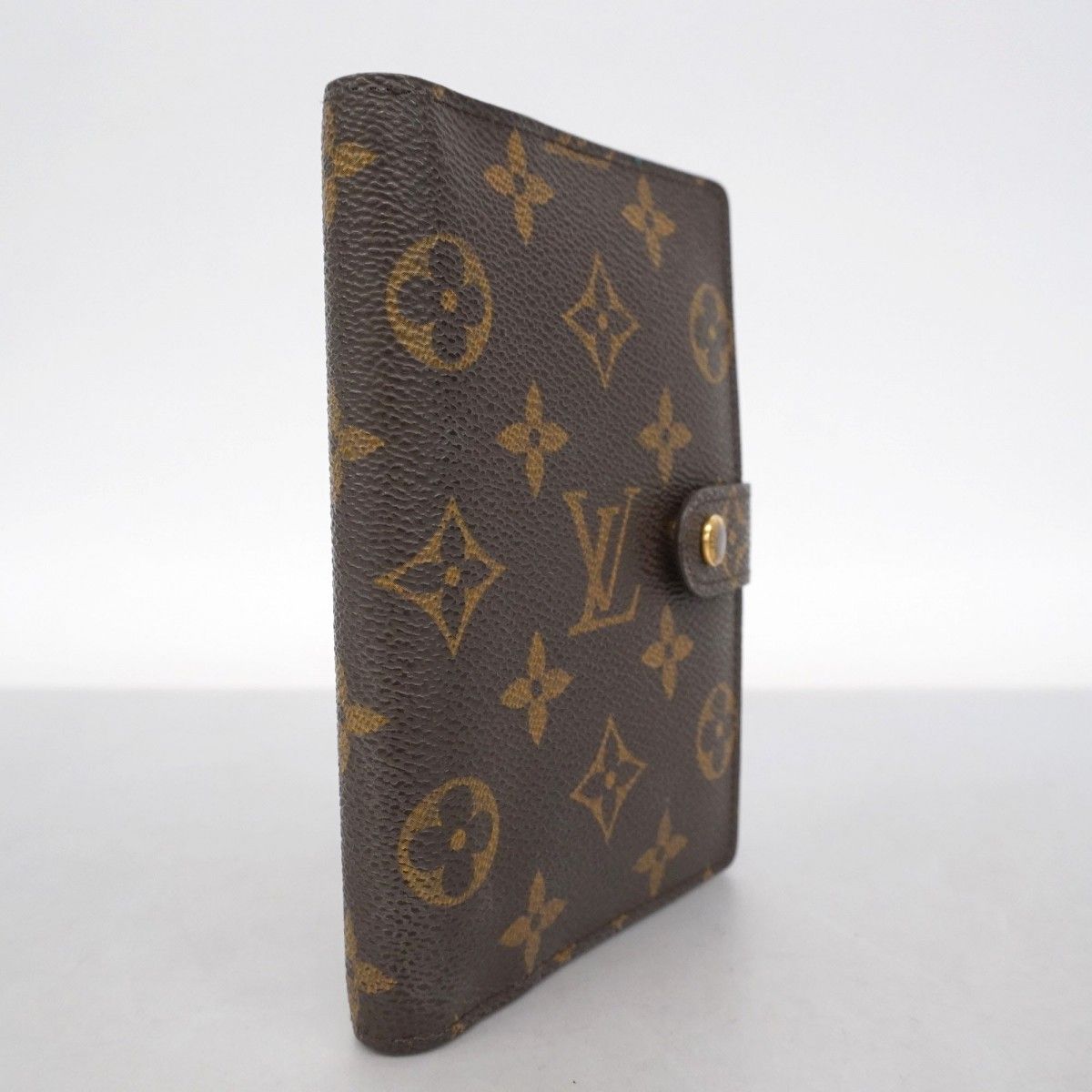 5 pa 0935 ルイヴィトン 手帳カバー モノグラム アジェンダPM R 20005 ブラウン メンズ レディース ユニセックス