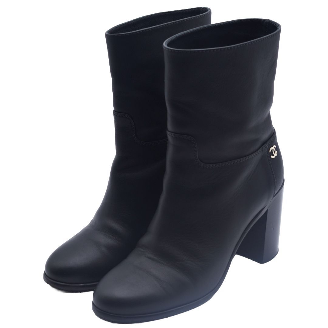 シャネル CHANEL ショートブーツ G 33906 36 23 cm