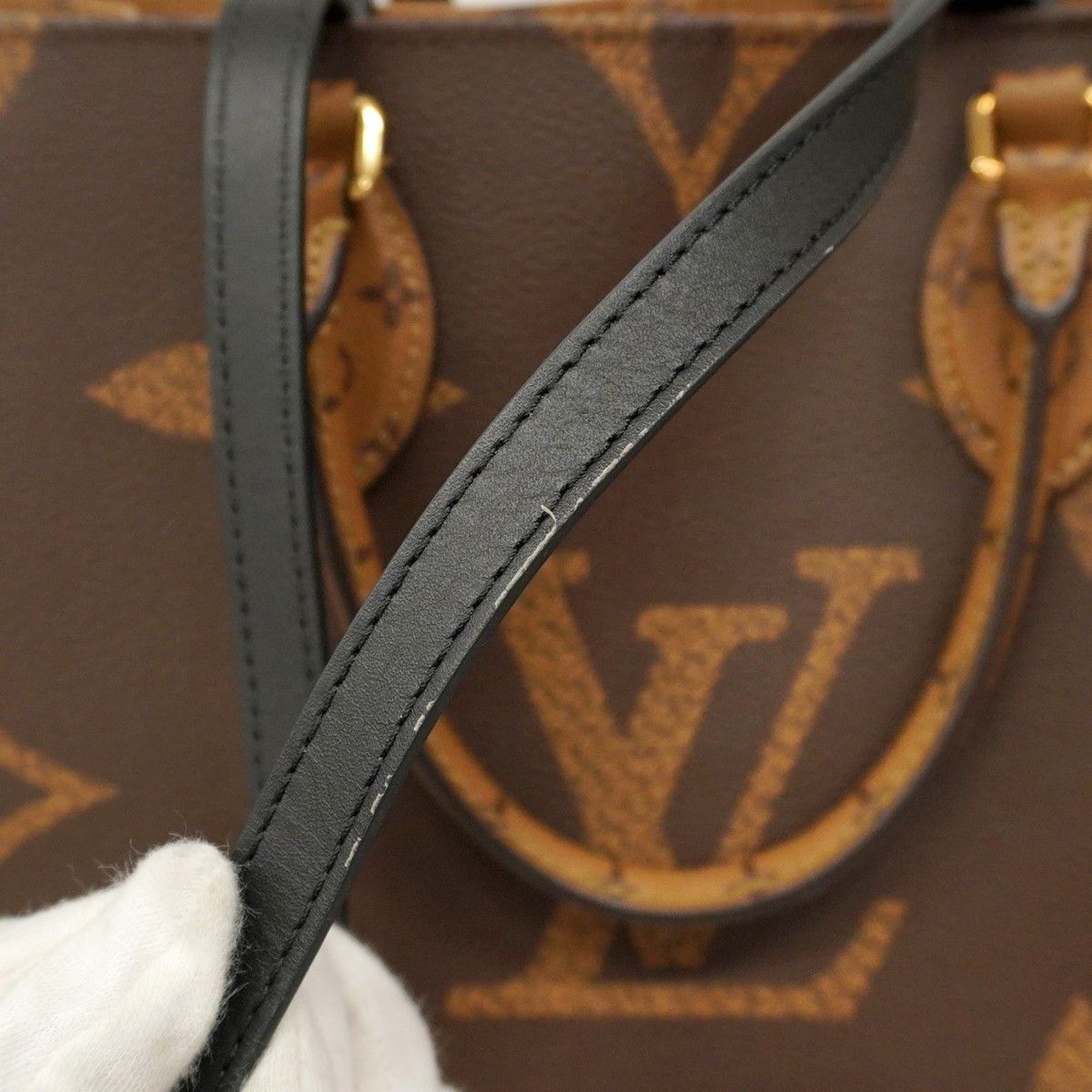 【5pa1178-h】ルイヴィトン ハンドバッグ モノグラム・ジャイアント リバース オンザゴーMM M45039 ブラウン 2wayバッグ【中古】レディース 5pa1178-h】ルイヴィトン ハンドバッグ モノグラム・ジャイアント