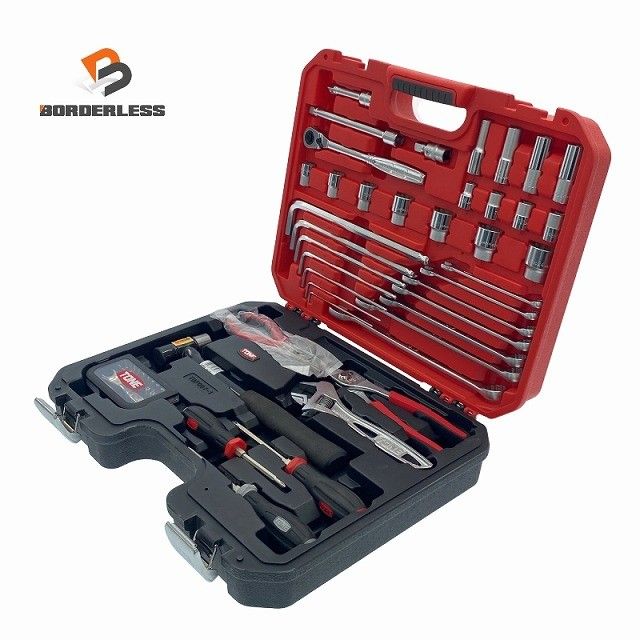 TONE トネ コンビネーションツールセット 63点 K 600 ハンドツールセット 手工具セット 自動車整備工具119615