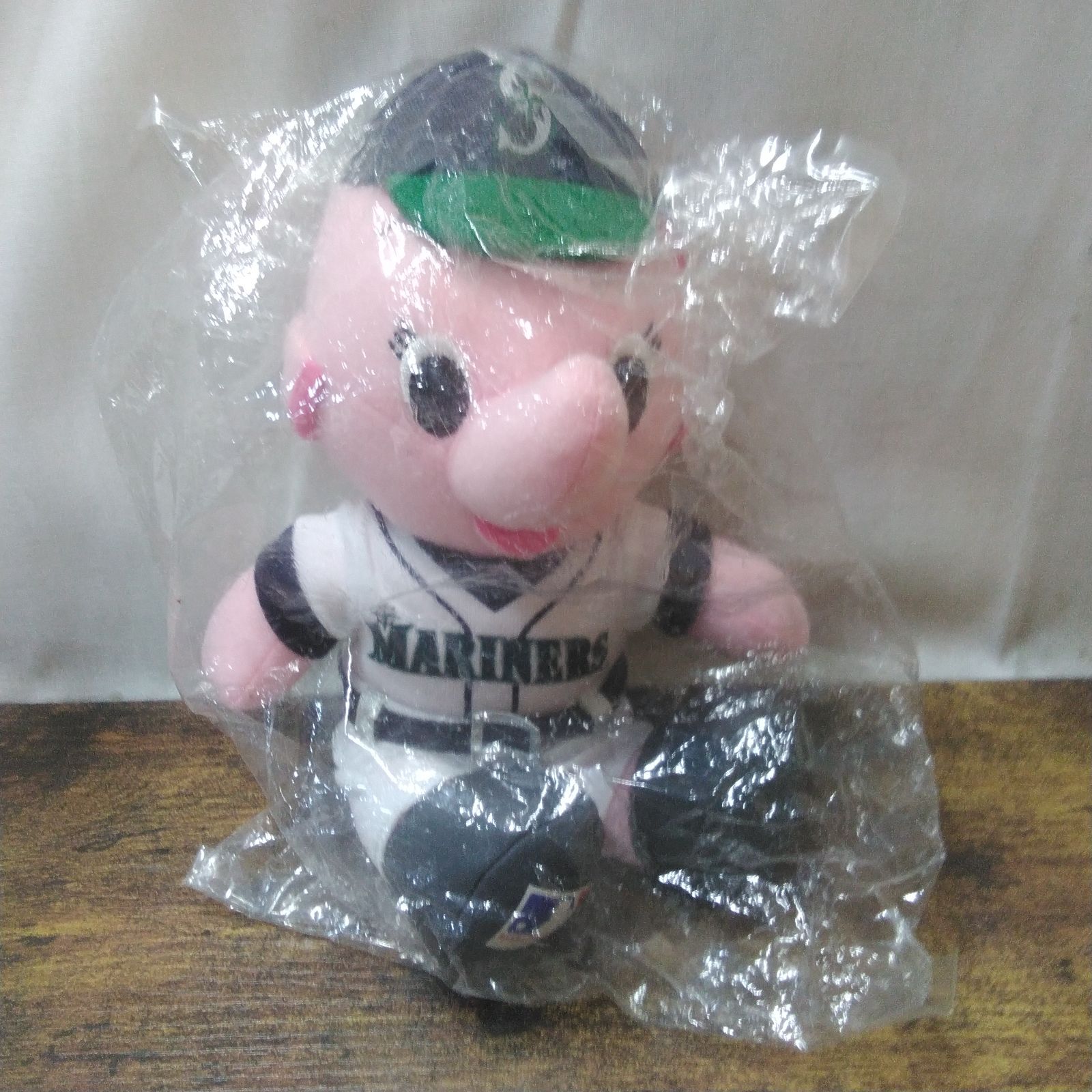 ぬいぐるみ 佐藤製薬 マリナーズ サトちゃん、サトコちゃん Q685