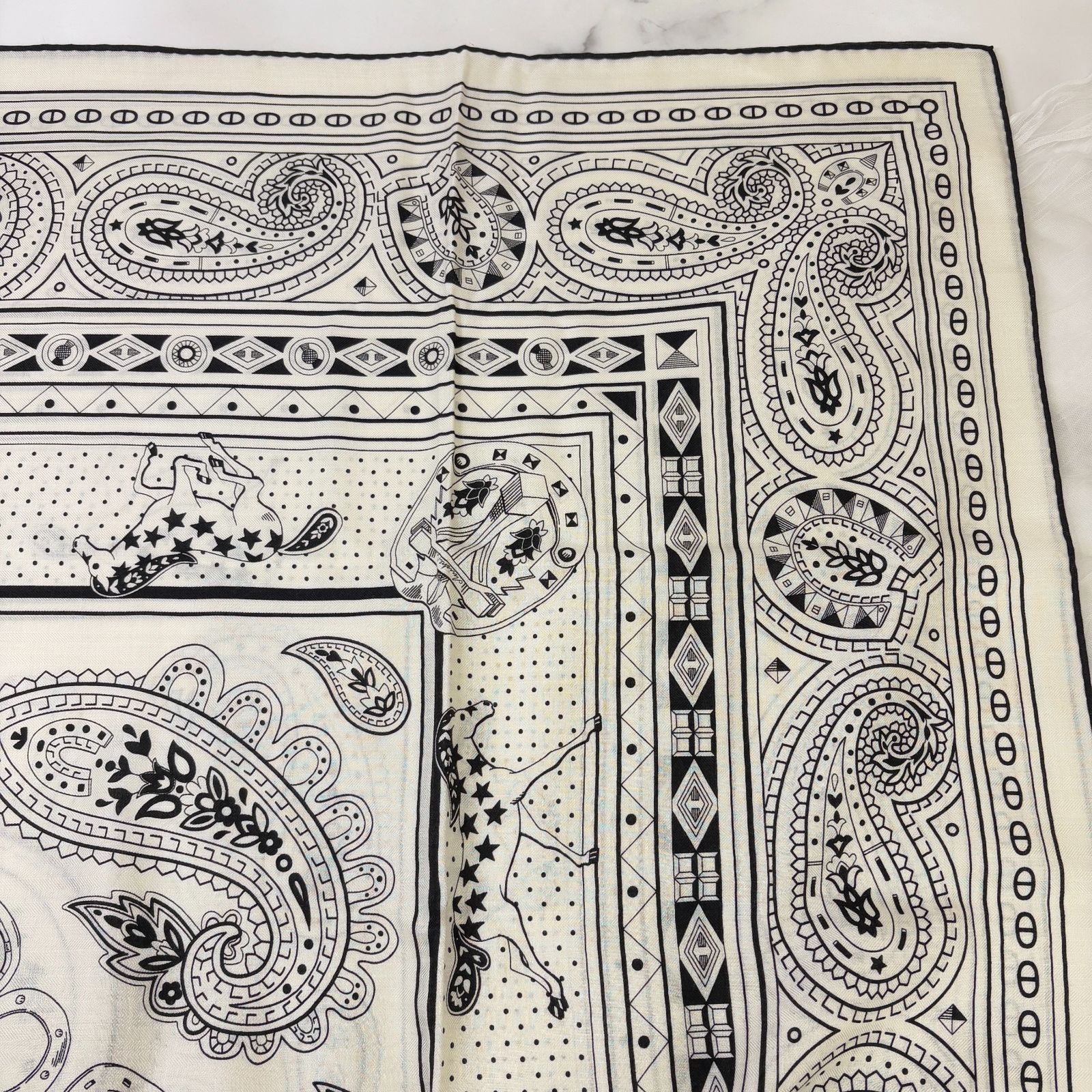 鑑定済み【 新品未使用 】エルメス カレジェアン 140 《 シュヴァル