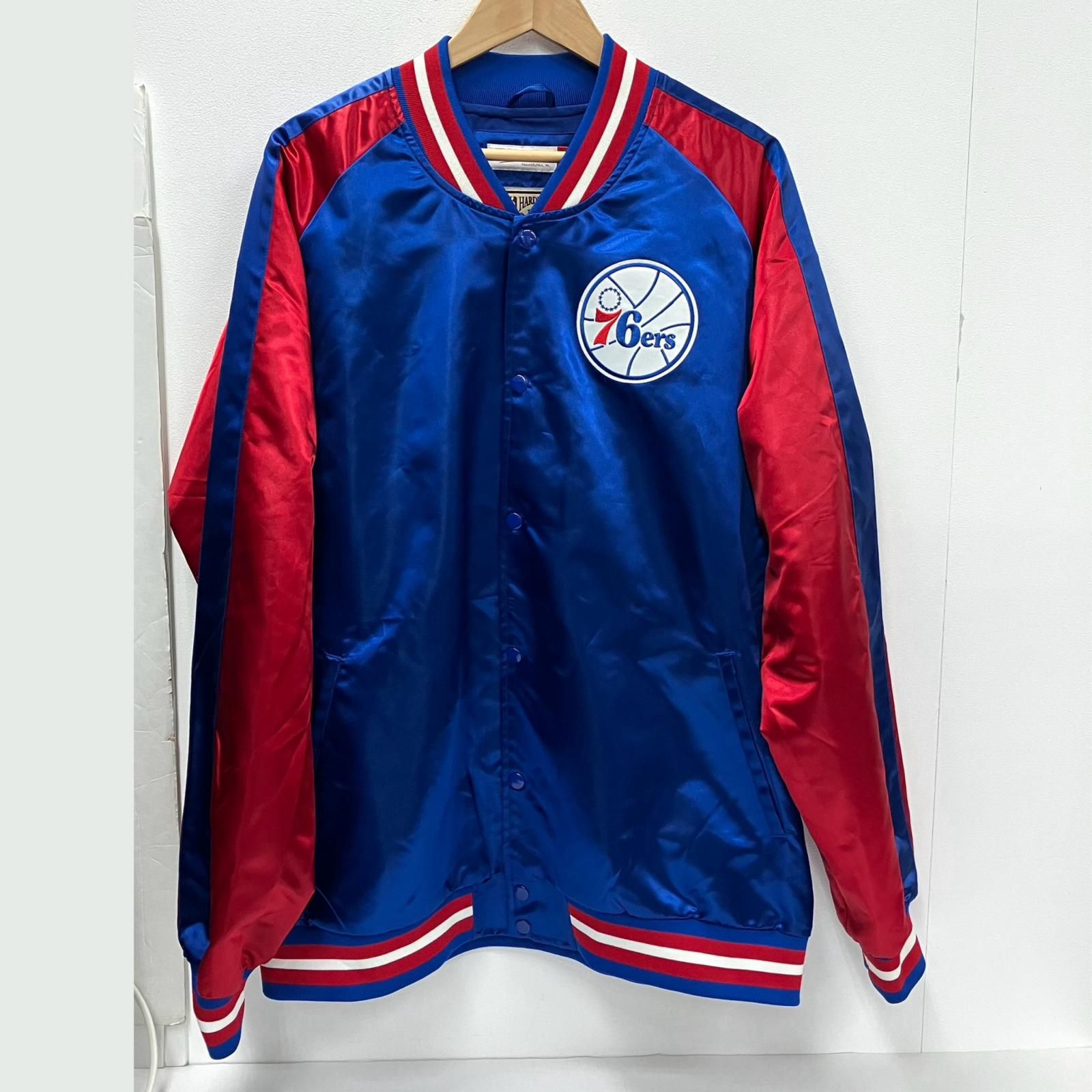 ミッチェルアンドネス NBA ニックススタジャンブルー Mitchell