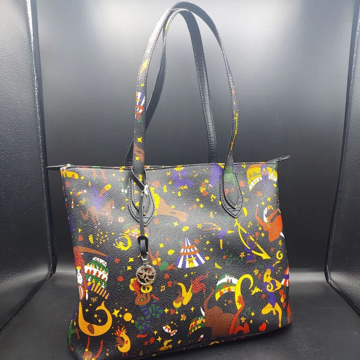 L》PIERO GUIDI トートバッグ ピエログイディ マジックサーカス レザー