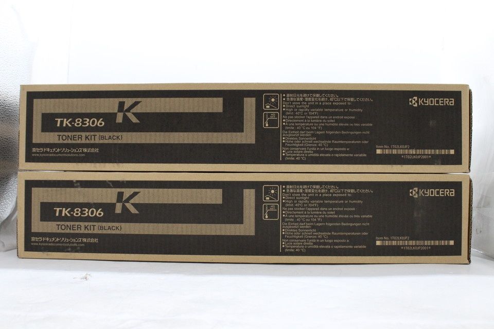 PC周辺機器 未使用 京セラ 純正 トナー TK-8306 4色5本（シアン