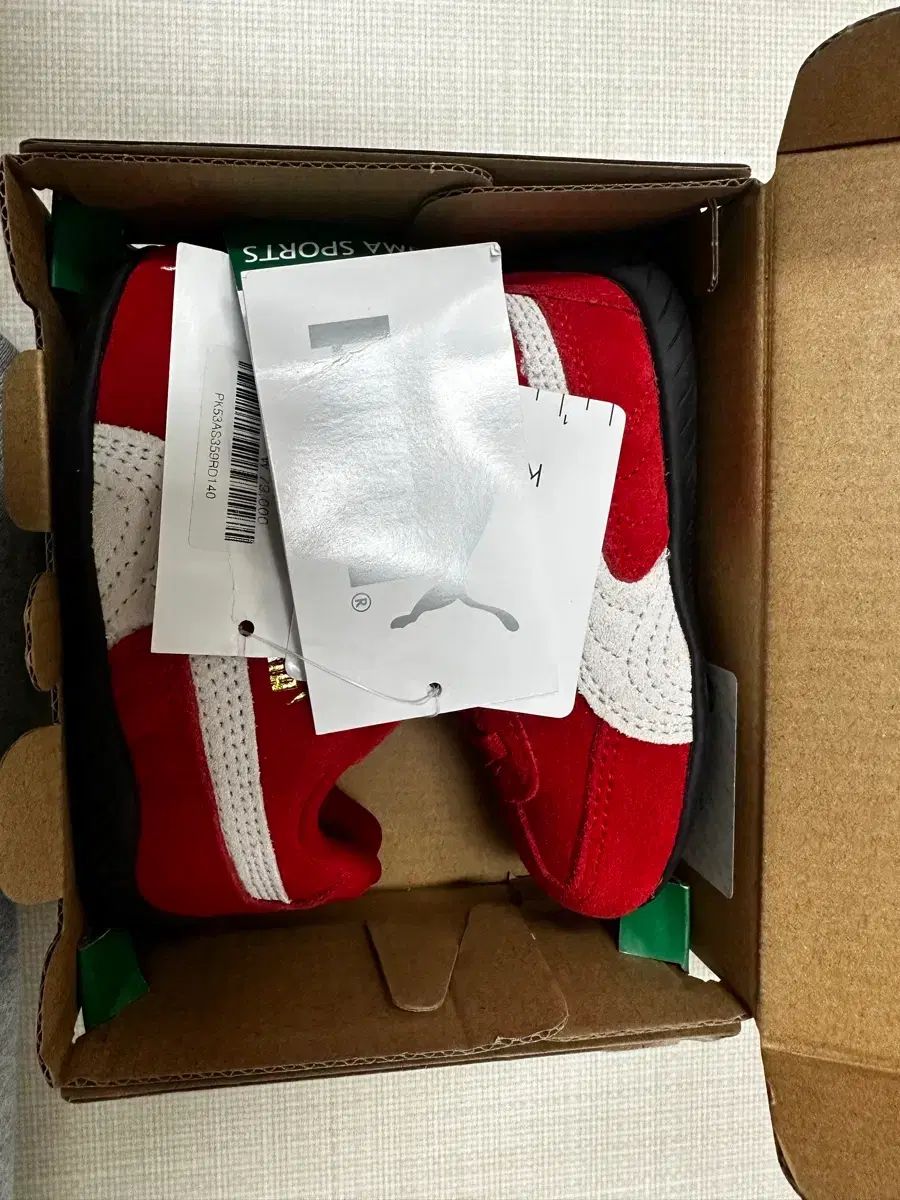 プーマ キッズ スピードキャット スニーカー レッド 140mm