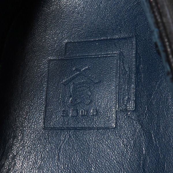  三陽山長 想之助 R 309ラスト グットイヤーウェルト レザー シューズ サイズ7 ブラック 定価8 3万 46294 ドレス ビジネスシューズ ブーツ 革靴