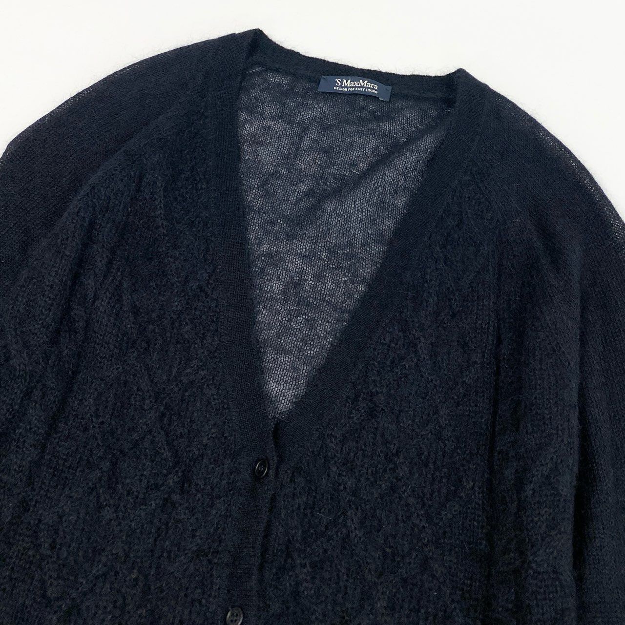 46L8 'S MaxMara エスマックスマーラ モヘアカーディガン ニット