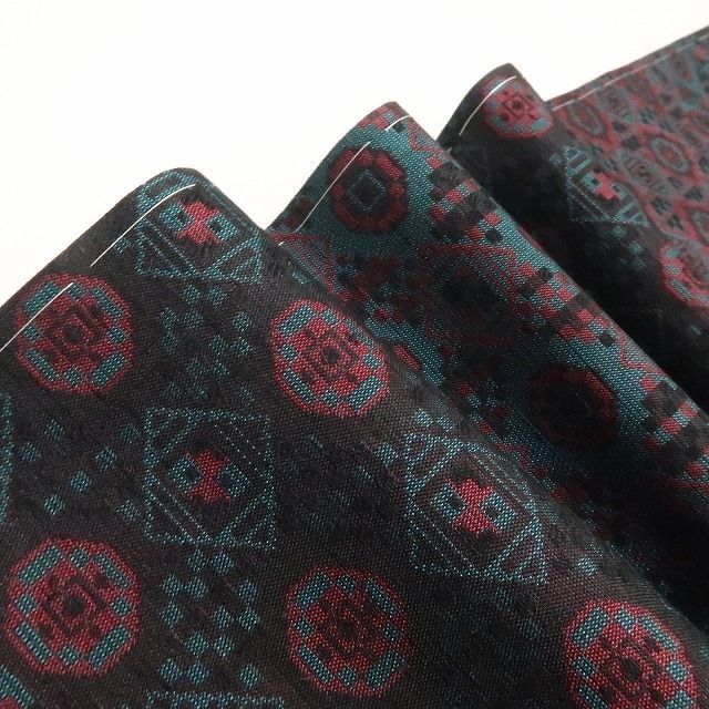 ❁tomihisa❁ 五重織経錦 着物 正絹 懐かしくもどこか新しく…お召で叶う自分探しの旅”仕付け糸付 お召 7324
