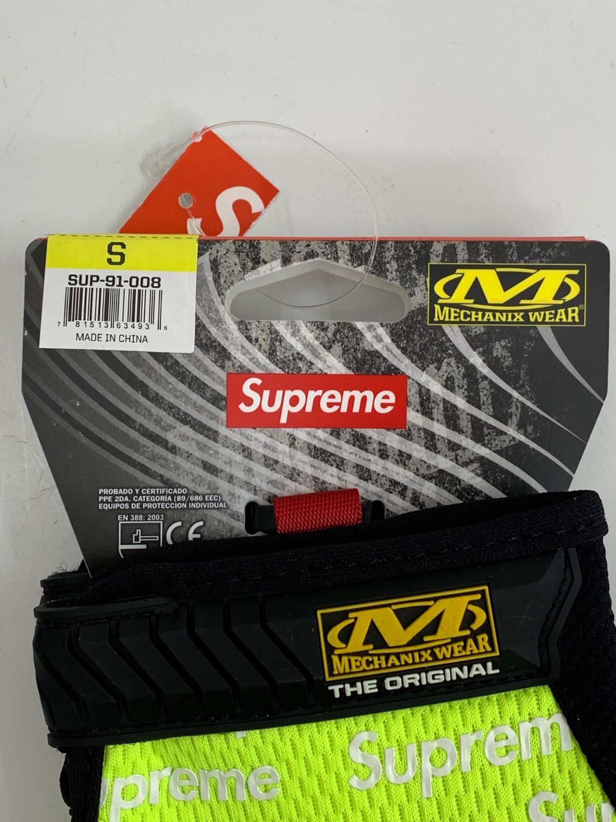 希少】 17ss Supreme Mechanix Work Gloves S C1076② - メルカリ