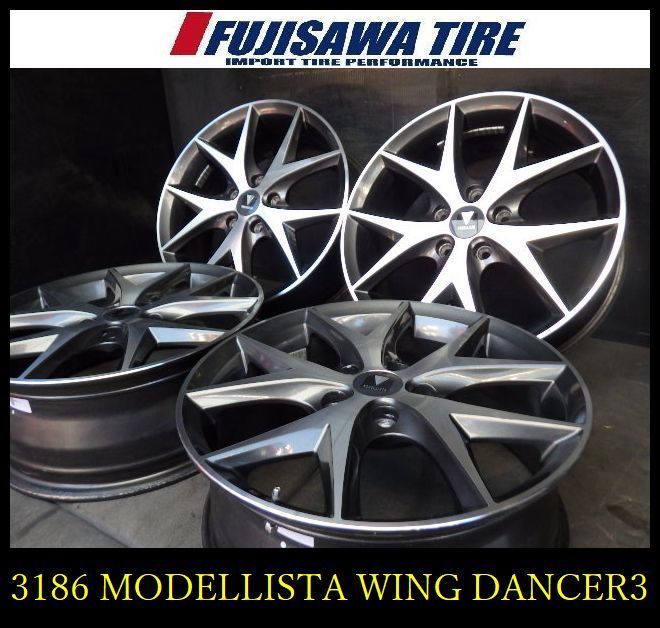 3186 A WING DANCER 3 17 x 6 5 J 5穴 PCD 114 47 4本