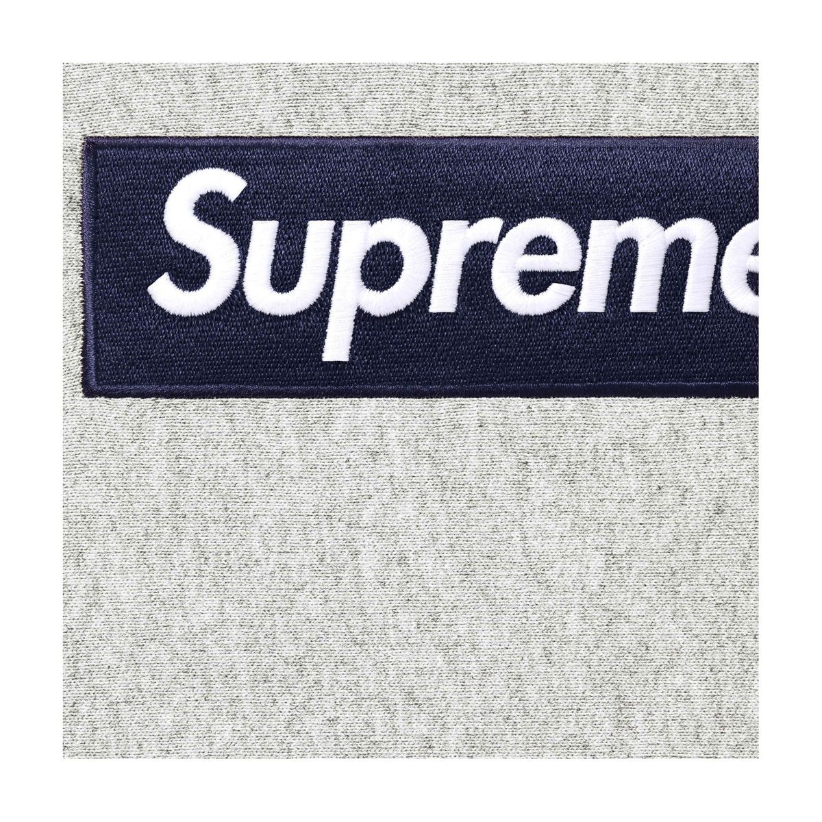 25FW Box Logo Hooded Sweatshirt Heather Grey M ( シュプリーム