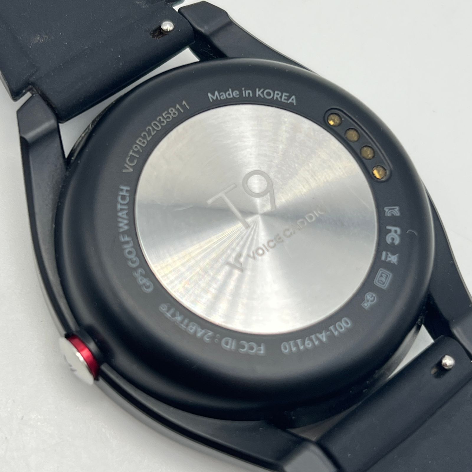 美品】VOICE CADDIE T9 ブラック 腕時計タイプ ゴルフ用距離計 ボイス