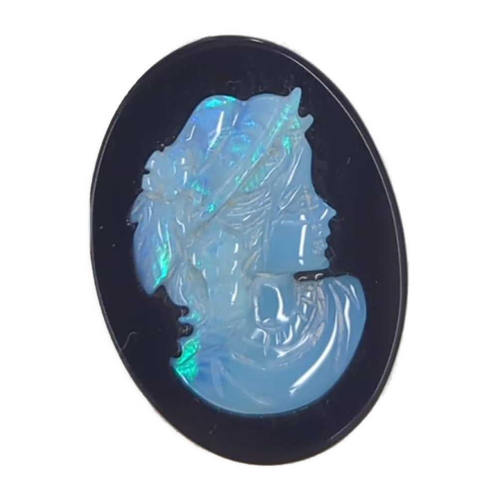 注文 女性像モチーフ 1P・カメオ シェル・ストーン ルース-2.4g