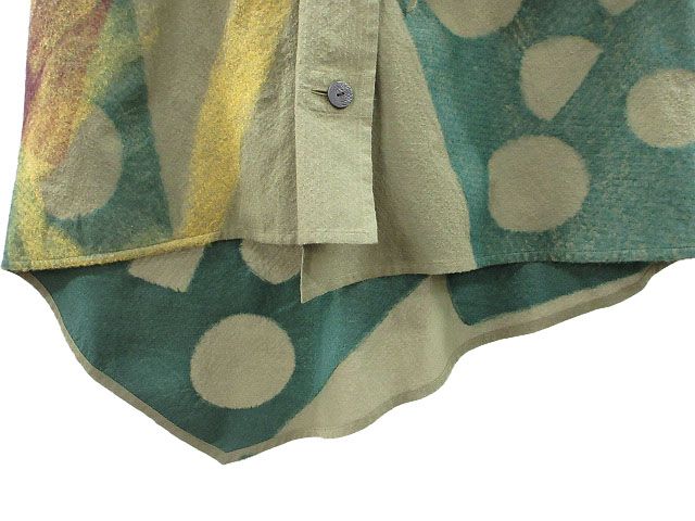 ジウ 慈雨 センソユニコ ニードル ベスト 40 カーキ系 2024AW トップス