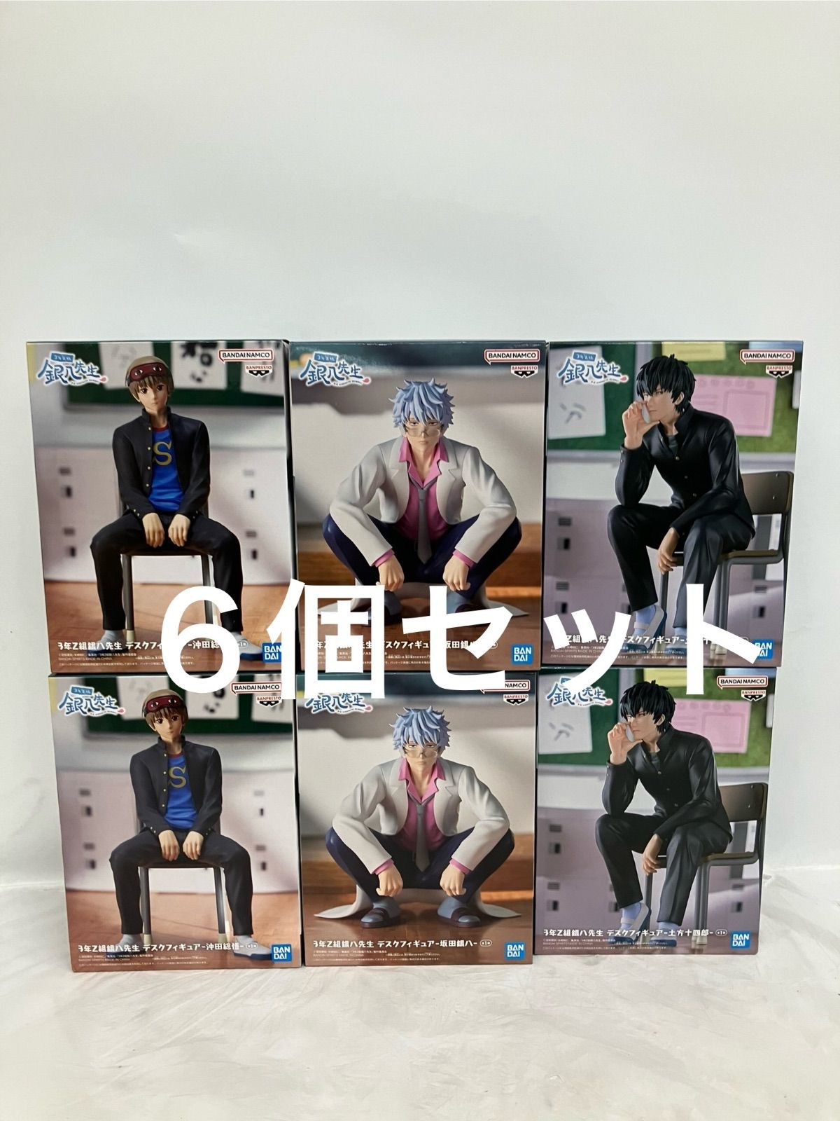 未開封 3年Z組銀八先生 デスク フィギュア 3種6個セット LFQ277 f101