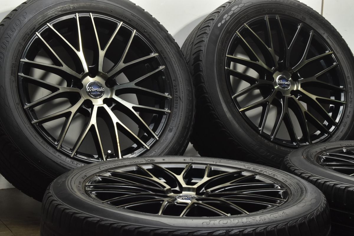 交換用に Warwic 18 in 8 J 38 PCD 114 3 ダンロップ グラントレック PT 235 55 R NX RAV 4 ハリアー エクストレイル フォレスター