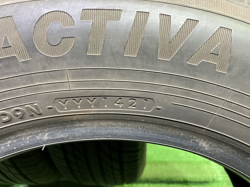  サマー イエローハット プラクティバBP 01 195 65 R 15 4本 5ミリ 2021年 15インチ サマータイヤ ノーマルタイヤ