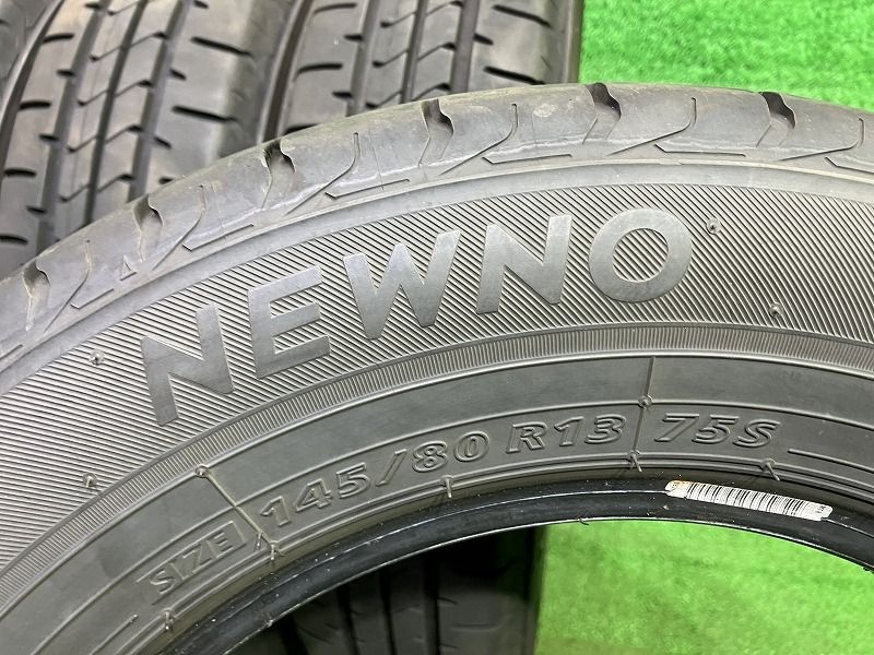  サマー ブリヂストン ニューノ 145 80 R 13 4本 5ミリ 13インチ サマータイヤ ノーマルタイヤ