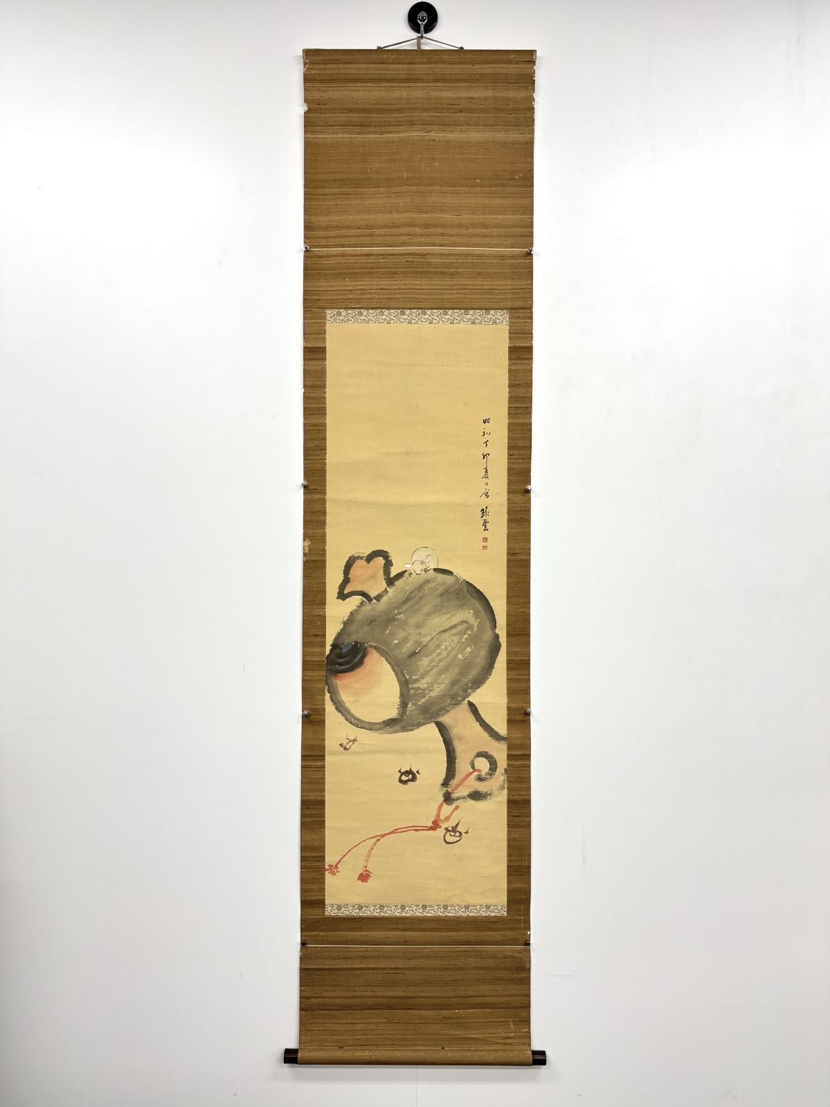 掛軸 M.25 琢雲 鼠の図 落款印あり ＃茶掛＃古美術 #骨董品 #まとめて