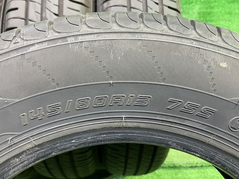  DUNLOP サマー ダンロップ エナセーブEC 204 145 80 R 13 4本 5ミリ 2020年 13インチ サマータイヤ ノーマルタイヤ