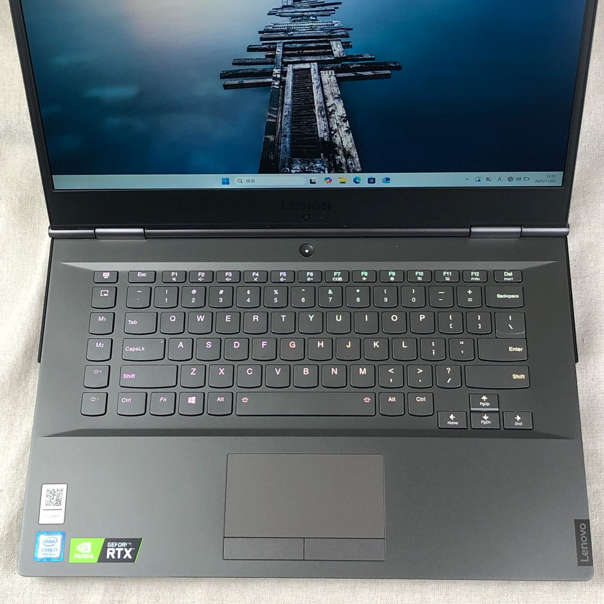 本体のみ】ゲーミングパソコン ノートPC Lenovo Legion Y740-15IRHg 
