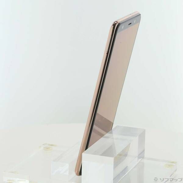 中古品〕 GALAXY A7 64GB ゴールド SM-A750C 楽天 SIMフリー【295